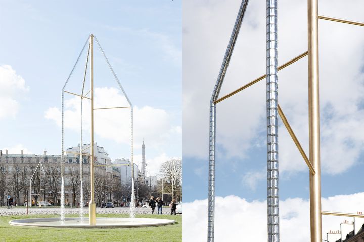 Les Bronzes d'Industrie - Fonderie d'art -Fontaine des Champs-Elysées - Ronan & Erwan Bouroullec 