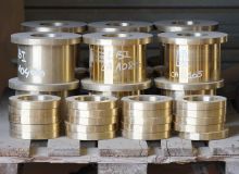 Les Bronzes d'Industrie - Produits moulés par centrifugation - Alliages cuivreux - Douilles et bagues ébauchées en cupro-aluminium CuAl10Ni5Fe5, CAF80, AB2, C95200
