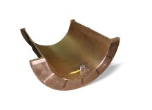 Les Bronzes d'Industrie - Produits moulés par centrifugation - Alliages cuivreux -Demi coussinet en bronze au plomb CuPb15Sn7