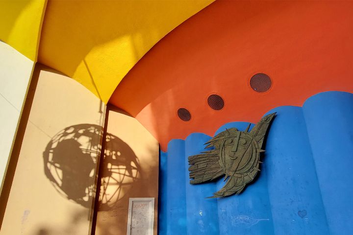 Les Bronzes d'Industrie - Art Foundry - FLICKINGER frescoes in the auditorium of Hagondange