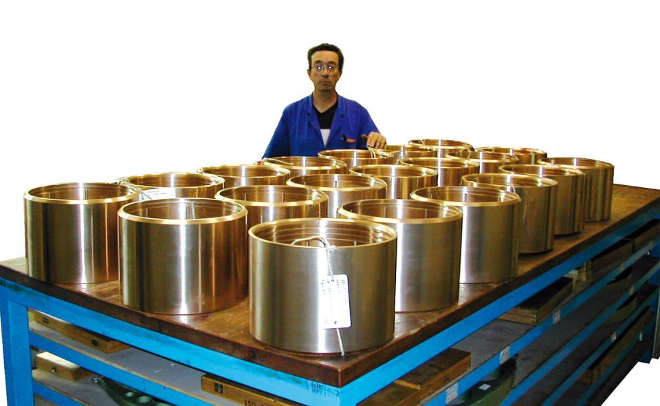 Les Bronzes d'Industrie - Fields of application - Turbines - Guide bearing rings